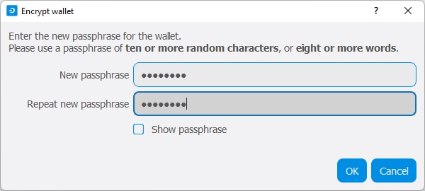 Encrypt Wallet 윈도우 설치 가이드 — Dash latest 문서